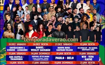 Programação Estação Verão Show 2026 - Sortimentos Estação Verão Show 2026 em Praia Grande