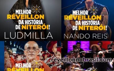 Praia de Icaraí Réveillon 2026 em Niterói : shows com Nando Reis e Ludmilla na virada de ano