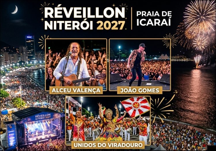 Réveillon 2027 na Praia de Icaraí em Niterói - Sortimentos Réveillon no Rio de Janeiro
