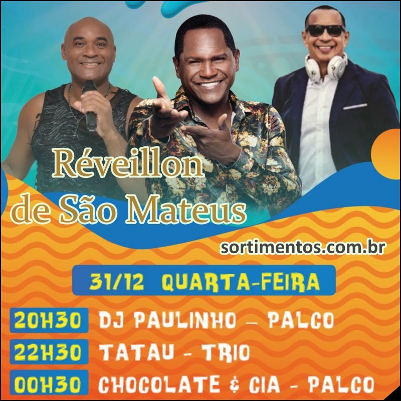 Praia de Guriri Réveillon 2026 em São Mateus no litoral do Espírito Santo : shows e queima de fogos na virada de ano