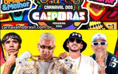 Carnaval de Pesqueira 2026 em Pernambuco : programação oficial do Polo Prado e Homem da Meia-Noite