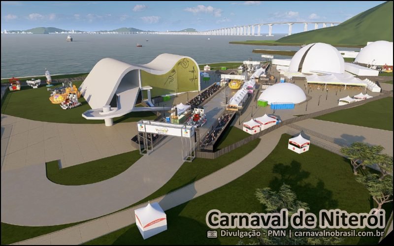 Carnaval 2026 de Niterói na Passarela do Samba no Caminho Niemeyer