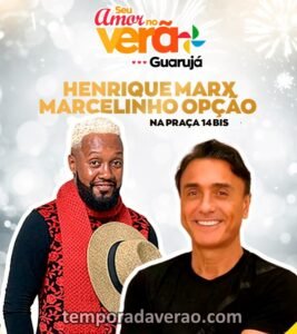 Verão 2026 em Guarujá no litoral paulista : programação Guarujá Seu Amor no Verão