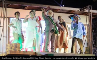 Desfile Acadêmicos de Niterói no Carnaval 2026 do Rio de Janeiro