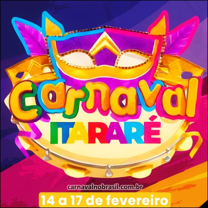 Programação Carnaval 2026 de Itararé em São Paulo
