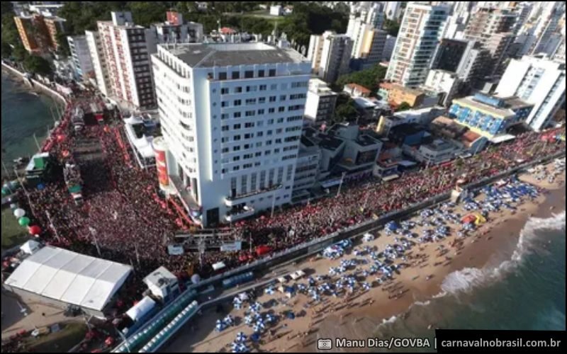 Carnaval 2026 de Salvador na Bahia : programação do Circuito Dodô (Barra-Ondina)