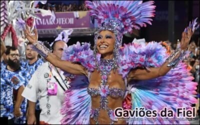 Desfile Gaviões da Fiel no Carnaval 2026 de São Paulo