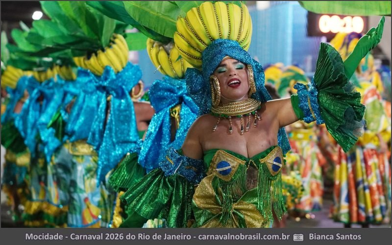 Fotos desfile Mocidade Independente de Padre Miguel no Carnaval 2026 do Rio de Janeiro