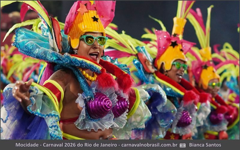 Fotos desfile Mocidade Independente de Padre Miguel no Carnaval 2026 do Rio de Janeiro