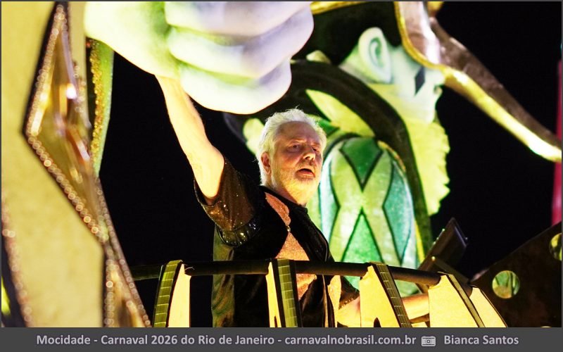 Fotos desfile Mocidade Independente de Padre Miguel no Carnaval 2026 do Rio de Janeiro