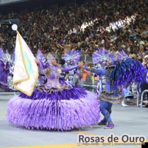 Desfile da Rosas de Ouro no Carnaval 2026 de São Paulo