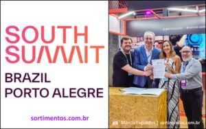 South Summit Brazil 2026 em Porto Alegre : representantes da CAIXA e do Instituto Caldeira assinam termo de cooperação