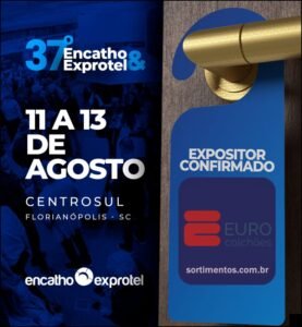 Euro Colchões no Encatho & Exprotel 2026 - sortimentos.com.br