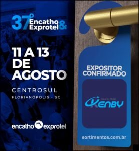 Kenby Hotelaria no Encatho & Exprotel 2026 - sortimentos.com.br