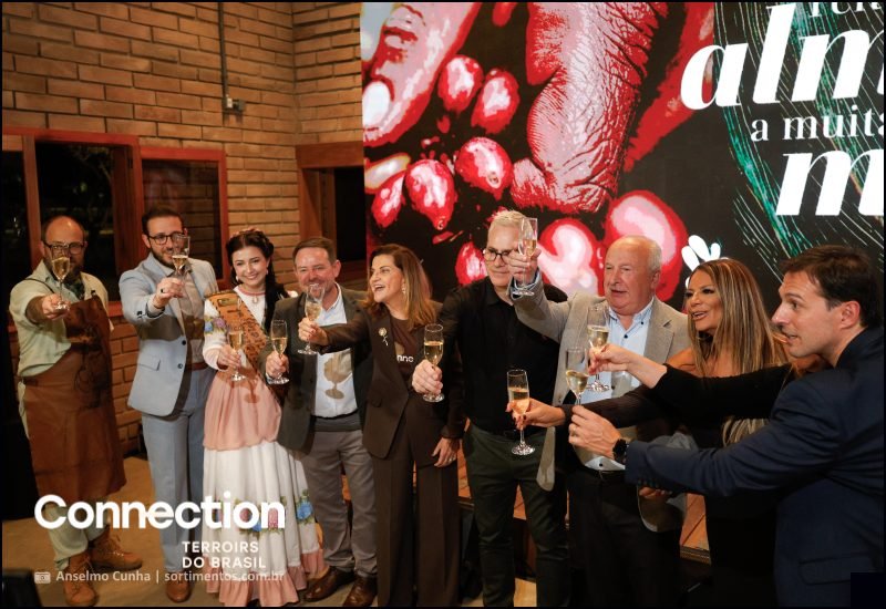 Momentos lançamento Connection Terroirs do Brasil 2026 em Porto Alegre