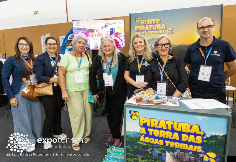 Piratuba divulgou sua águas termais na Expo Turismo Paraná