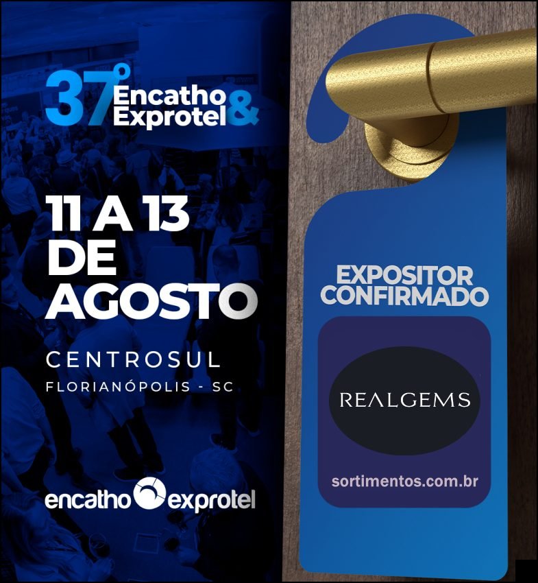 Realgems Cosméticos e Amenities no Encatho & Exprotel 2026