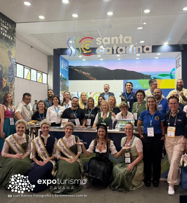 Santa Catarina na Expo Turismo Paraná 2026 - Sortimentos Feiras de Turismo