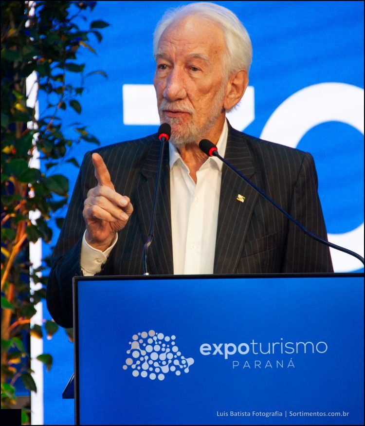 Vice-governador do Paraná, Darci Viana, na Expo Turismo Paraná - Sortimentos.com.br