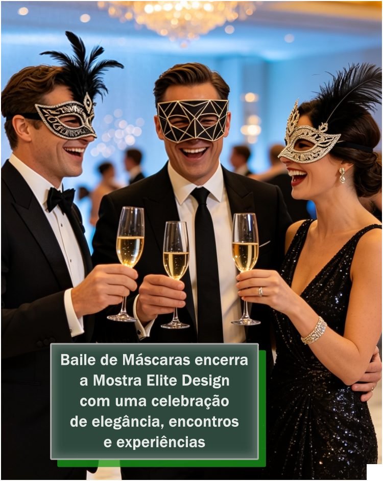 Baile de Máscaras da Mostra Elite Design 2026