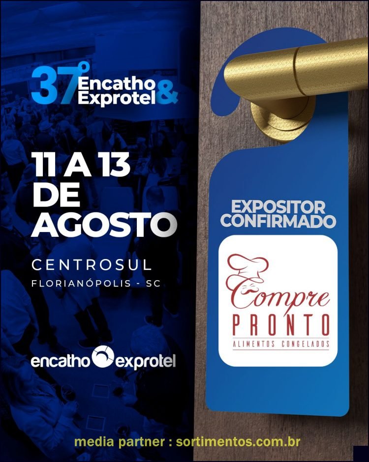 Encatho & Exprotel 2026 : Compre Pronto Alimentos Congelados vai mostrar mais de 300 opções de salgados