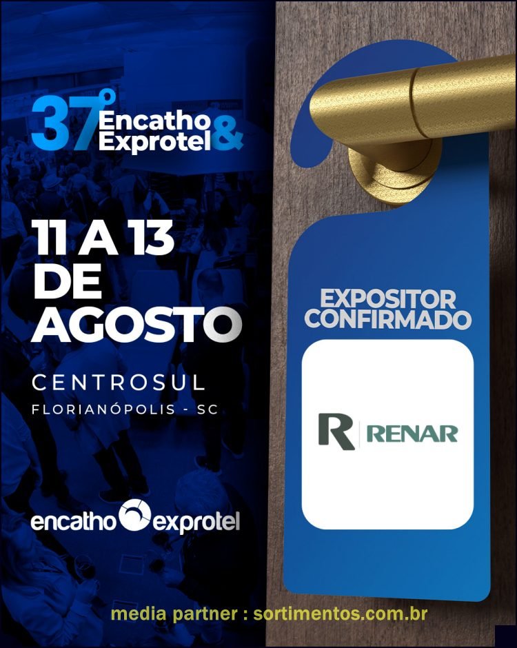 Renar Móveis Corporativo no Encatho & Exprotel 2026