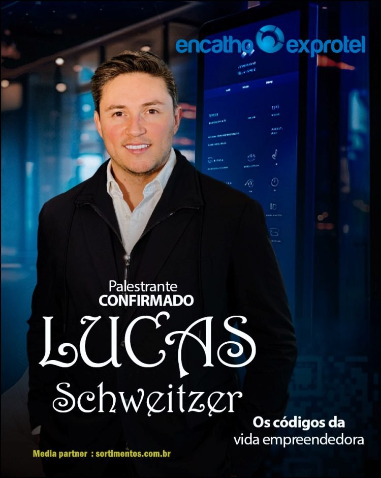 Palestra Lucas Schweitzer no Encatho & Exprotel 2026 - sortimentos.com.br