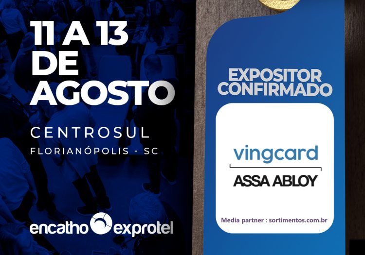 Encatho & Exprotel 2026 : Vingcard ASSA ABLOY leva segurança digital e acesso móvel à jornada do hóspede