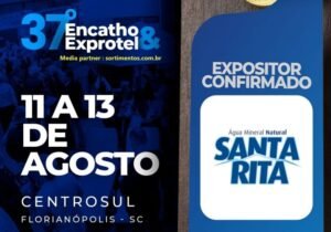 Água Mineral Santa Rita no Encatho & Exprotel 2026