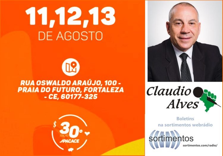 Boletins da feira de calçados Apace 2026 com Cláudio Alves na Sortimento Comunicação